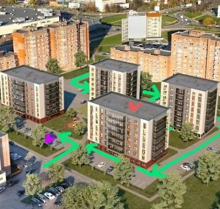 Modern In A New Building 公寓 克莱佩达